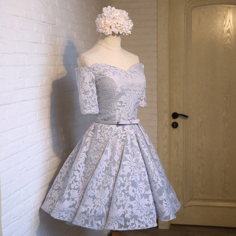 Homecoming Dress Lace Off-the-shoulder Short Prom Dress Party Dress Homecoming Dress BabaMila