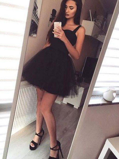 heap Homecoming Dress A-line Little Black Dress Short Prom Dress Party Dress Homecoming Dress BabaMila