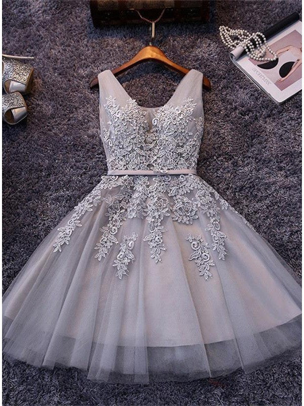 Homecoming Dress Sexy A-line V-neck Short Prom Dress Party Dress Homecoming Dress BabaMila
