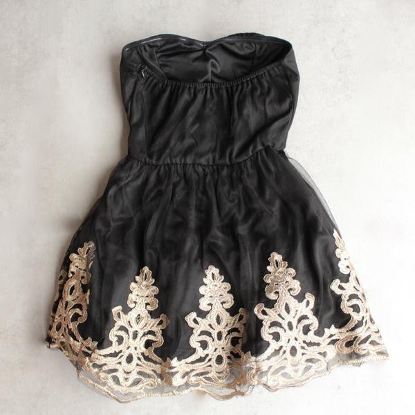Homecoming Dress Appliques Strapless Short Prom Dress Party Dress Homecoming Dress BabaMila