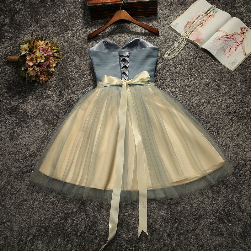 Homecoming Dress Sexy A-line Straps Short Prom Dress Party Dress Homecoming Dress BabaMila