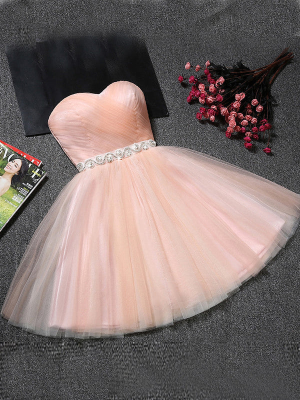 Homecoming Dress A-line Strapless Short Prom Dress Party Dress Homecoming Dress BabaMila
