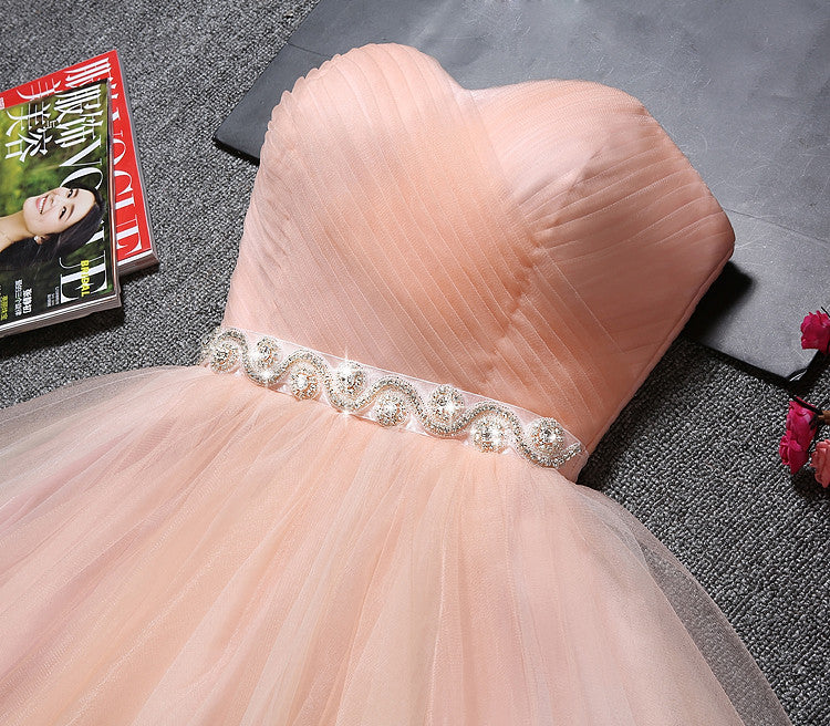 Homecoming Dress A-line Strapless Short Prom Dress Party Dress Homecoming Dress BabaMila