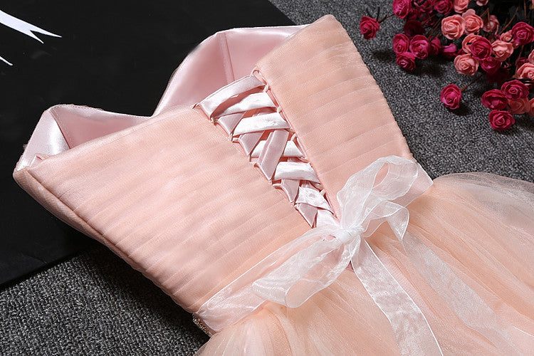 Homecoming Dress A-line Strapless Short Prom Dress Party Dress Homecoming Dress BabaMila