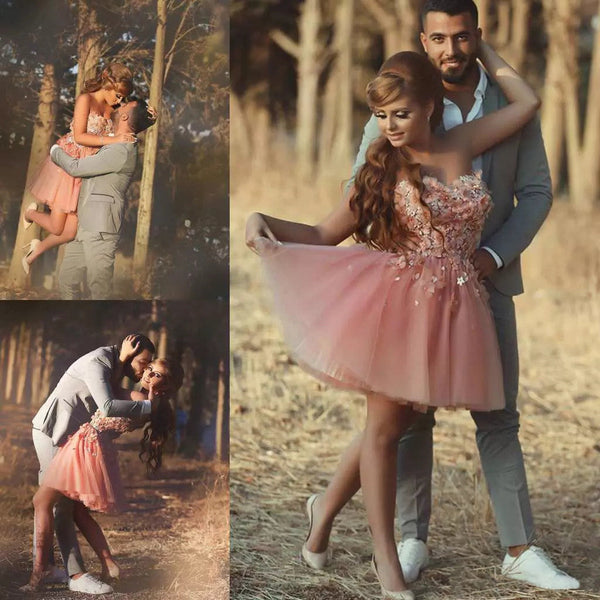 Homecoming Dress Sweetheart Tulle Short Prom Dress Party Dress Homecoming Dress BabaMila