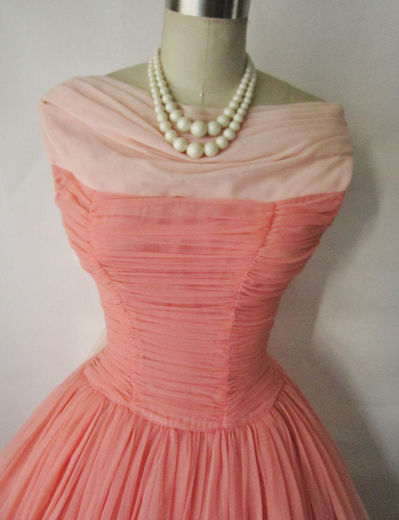 Homecoming Dress Chic Watermelon Vintage Short Prom Dress Party Dress Homecoming Dress BabaMila
