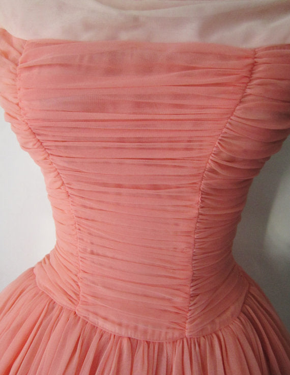 Homecoming Dress Chic Watermelon Vintage Short Prom Dress Party Dress Homecoming Dress BabaMila