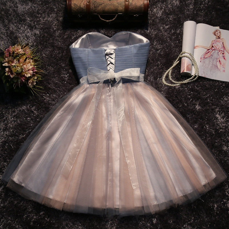 Homecoming Dress Sweetheart Lace-up Short Prom Dress Party Dress Homecoming Dress BabaMila