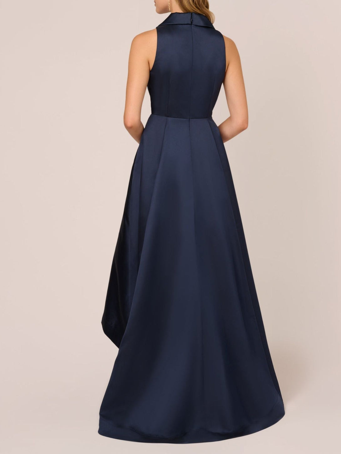 A-Line/Princess V-Neck Sleeveless Asymmetrical Mother Of The Bride & Groom Dresses BabaMila