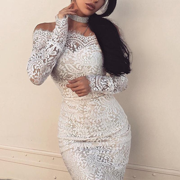 Lace Homecoming Dress Sheath Sexy Long Sleeve Short Prom Dress Fashion Party Dress Homecoming Dress BabaMila
