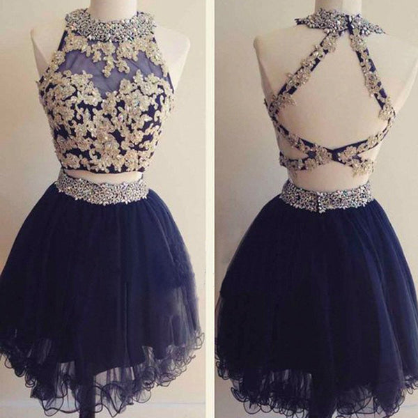 Homecoming Dress Two Pieces Sexy Short Prom Dress Party Dress Homecoming Dress BabaMila