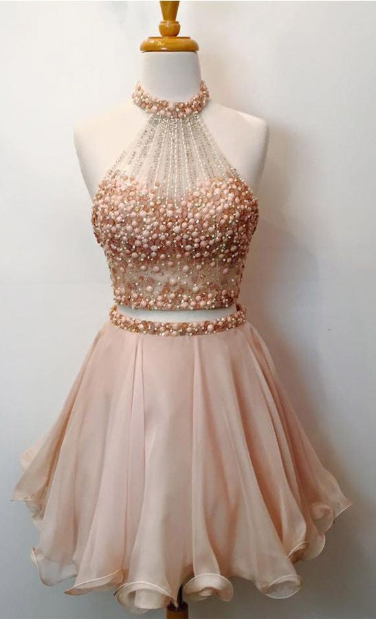 Homecoming Dress Two Pieces Sexy Short Prom Dress Party Dress Homecoming Dress BabaMila
