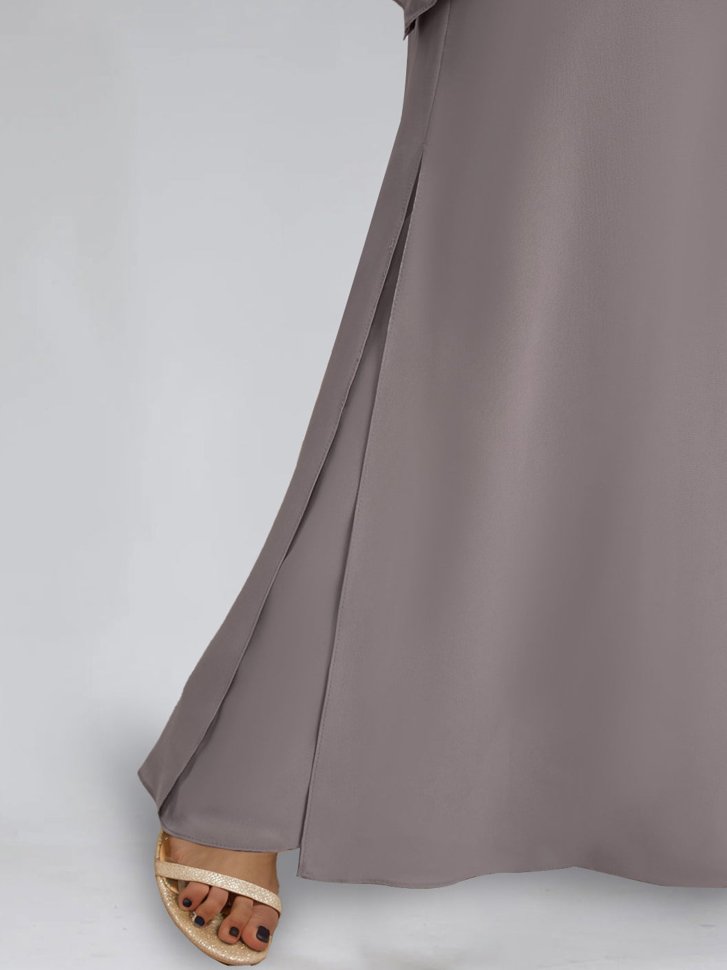 Chiffon 2 Pieces Scoop 3/4 Length Sleeves Floor-Length Plus Size Mother Of The Bride Dresses With Beading BabaMila