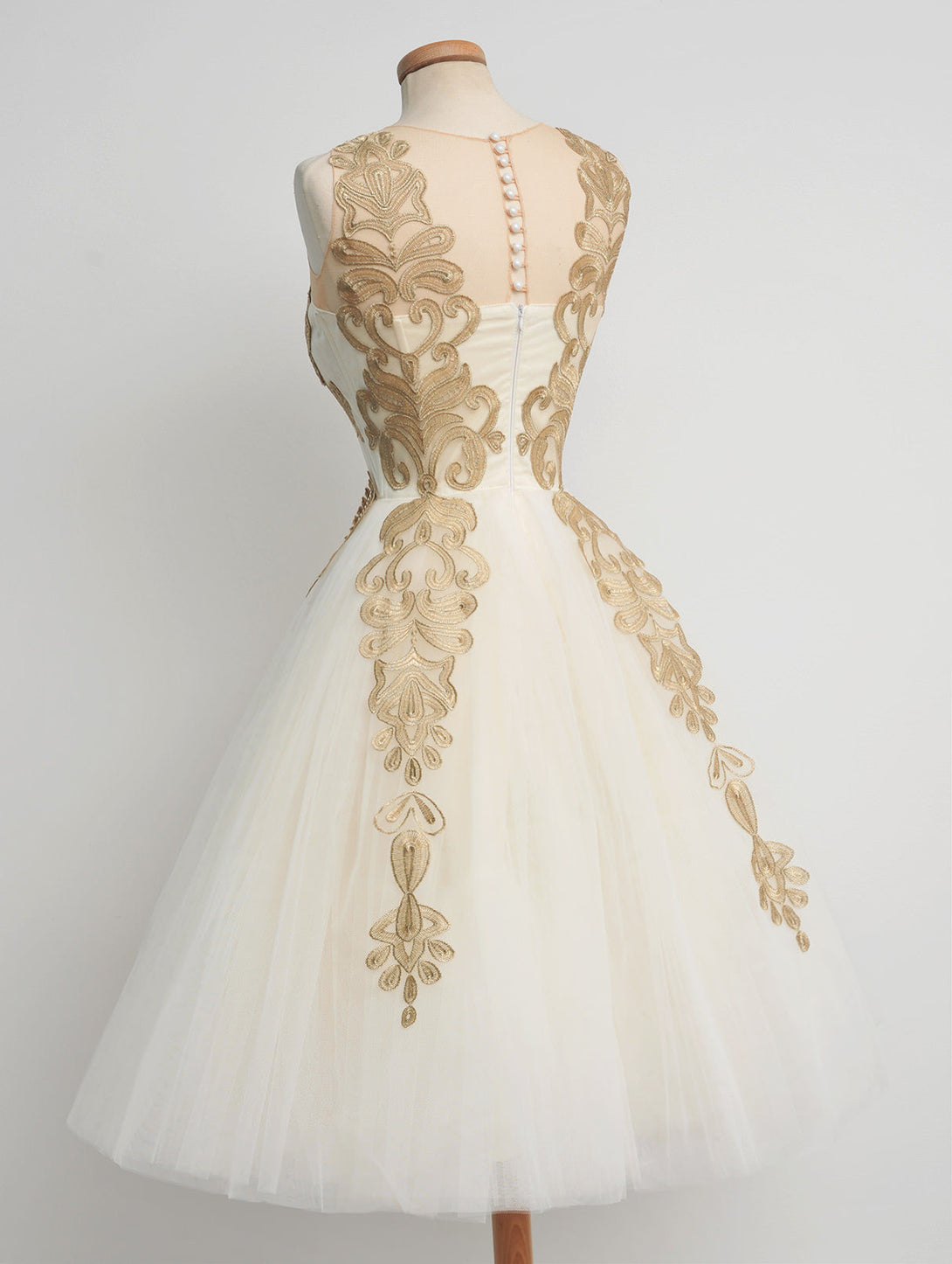 Homecoming Dress Chic Ivory Appliques Short Prom Dress Party Dress Homecoming Dress BabaMila
