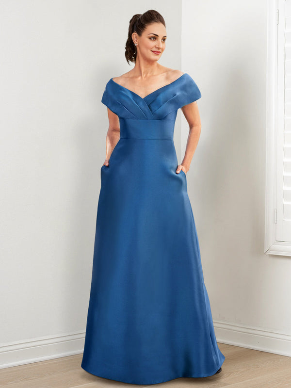 A-Line/Princess Mother Of The Bride Dresses With Pockets BabaMila