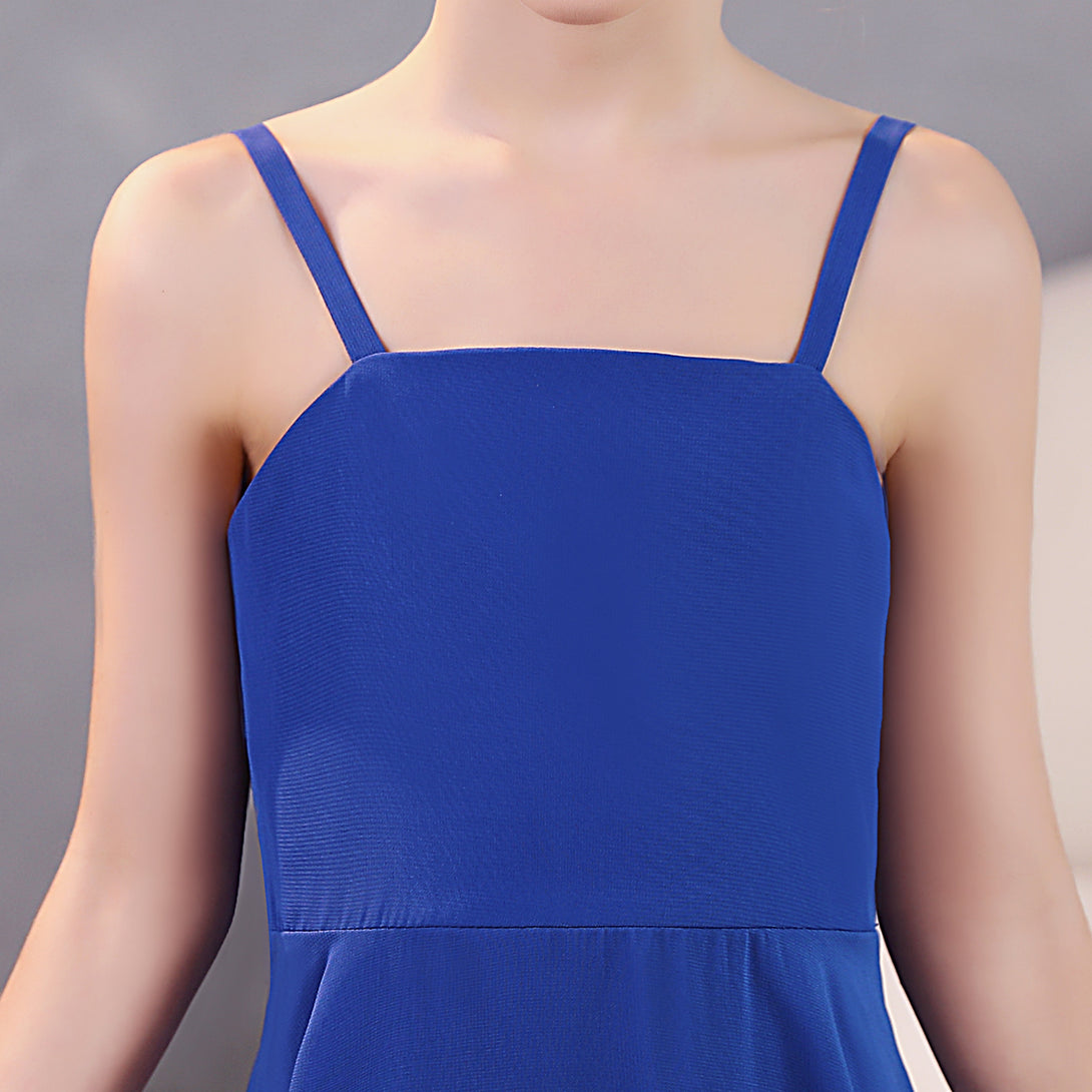 Girls Dresses Simple Chiffon Floor-Length Junior Bridesmaid Dresses Gidiondress