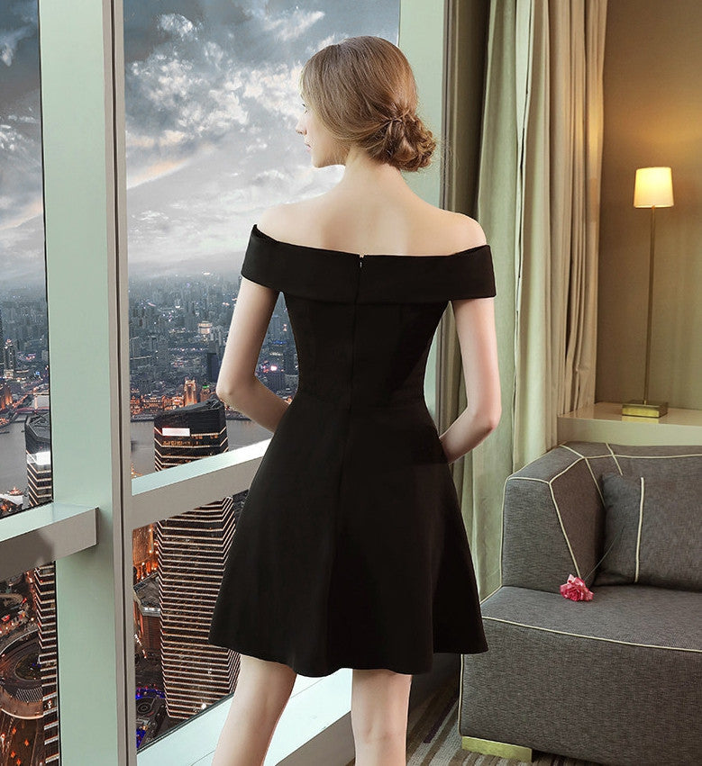 Homecoming Dress Off-the-shoulder Red Short Prom Dress Party Dress Homecoming Dress BabaMila