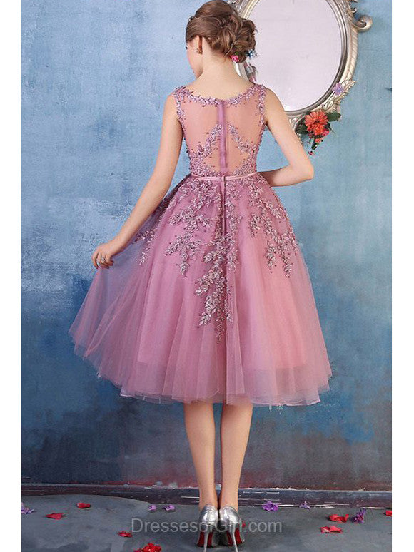 Homecoming Dress Knee-length Sleeveless Short Prom Dress Party Dress Homecoming Dress BabaMila