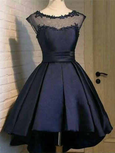 Homecoming Dress Asymmetrical Lace-up Short Prom Dress Party Dress Homecoming Dress BabaMila