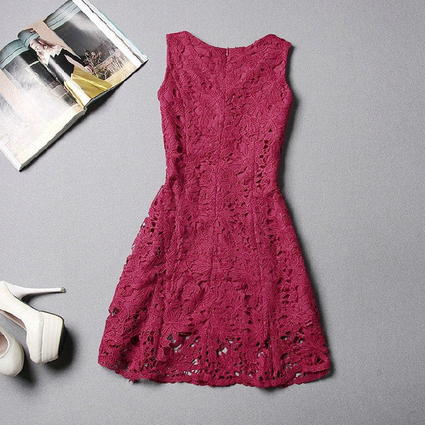 Homecoming Dress Sexy Red Lace Short Prom Dress Party Dress Homecoming Dress BabaMila