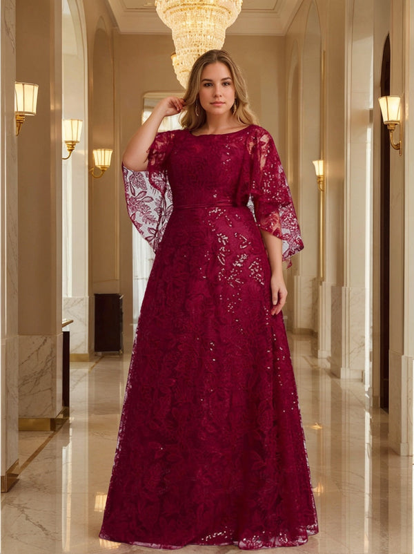 A-Line/Princess Mother Of The Bride Dresses With Applique & Sequins BabaMila