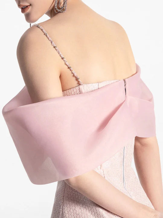 Sheath/Column Spaghetti Straps Asymmetrical Strapless Sleeveless Short/Mini Homecoming Dress BabaMila