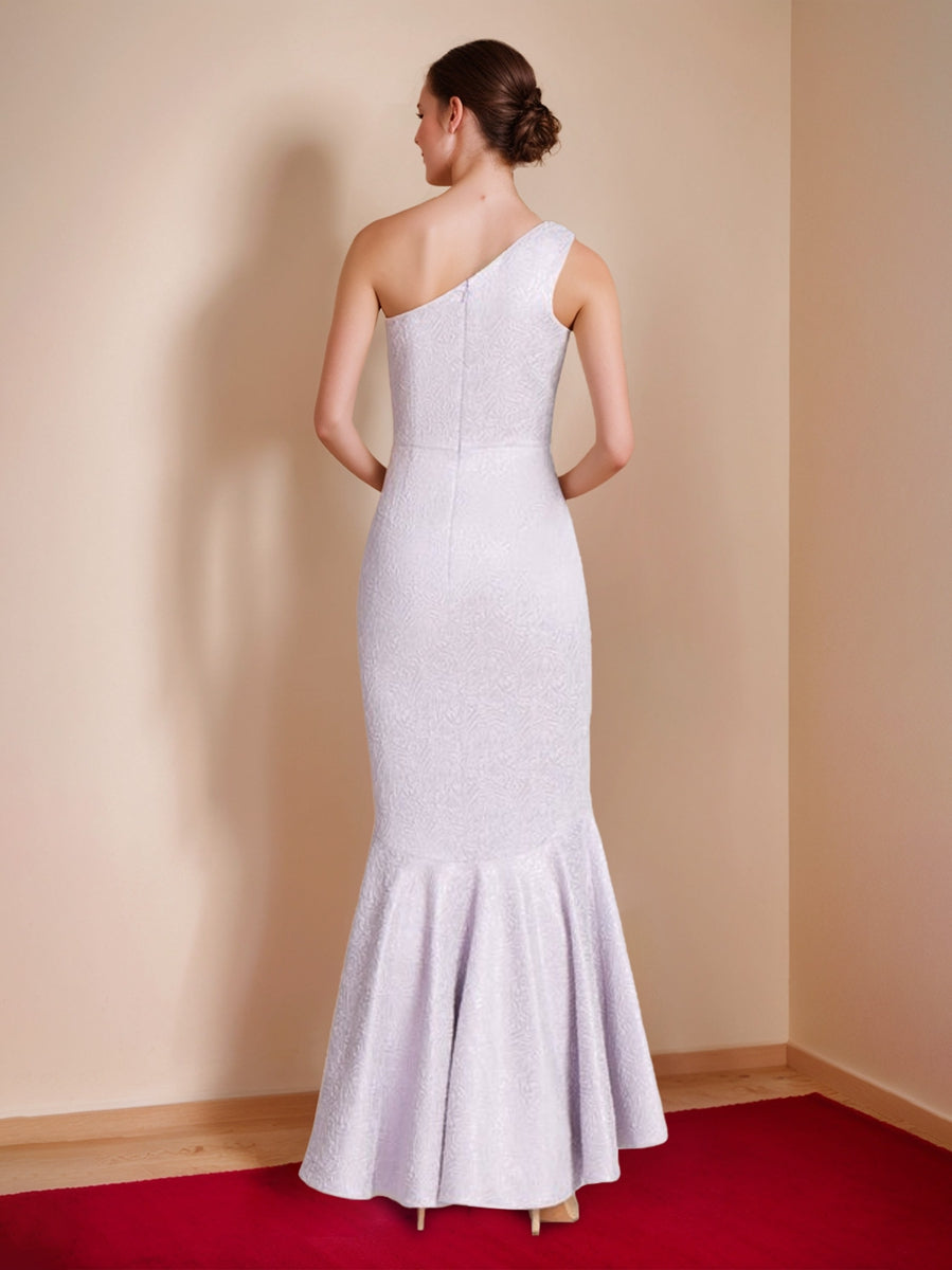 Trumpet/Mermaid One-Shoulder Asymmetrical Elegant Mother Of The Bride & Groom Dresses With Ruffles BabaMila