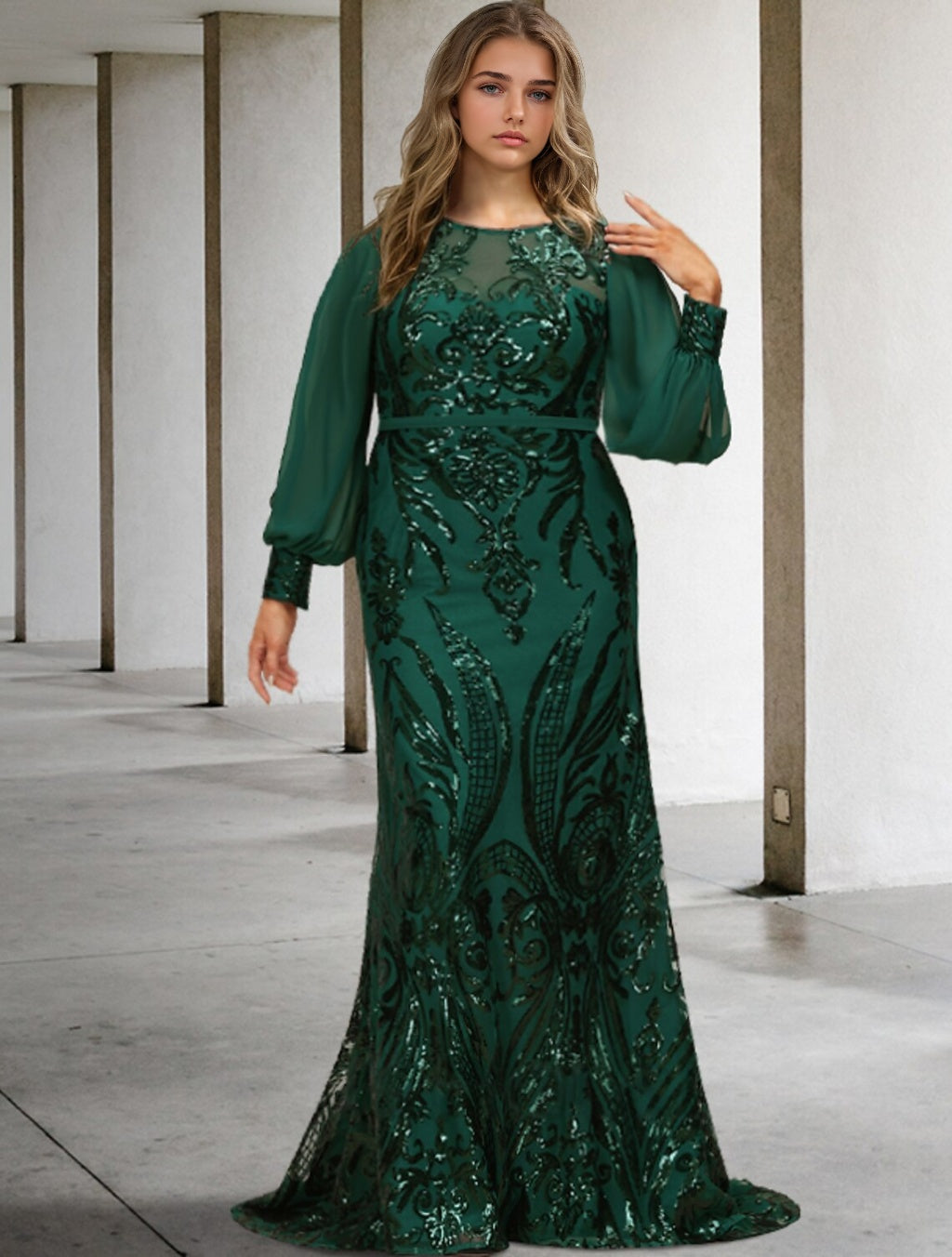 Sheath/Column Mother Of The Bride Dresses With Sequins BabaMila