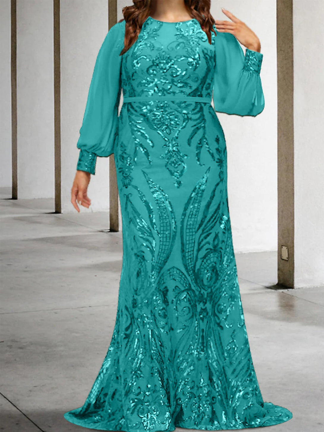 Sheath/Column Mother Of The Bride Dresses With Sequins BabaMila