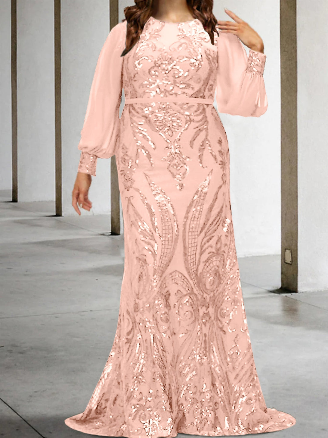 Sheath/Column Mother Of The Bride Dresses With Sequins BabaMila