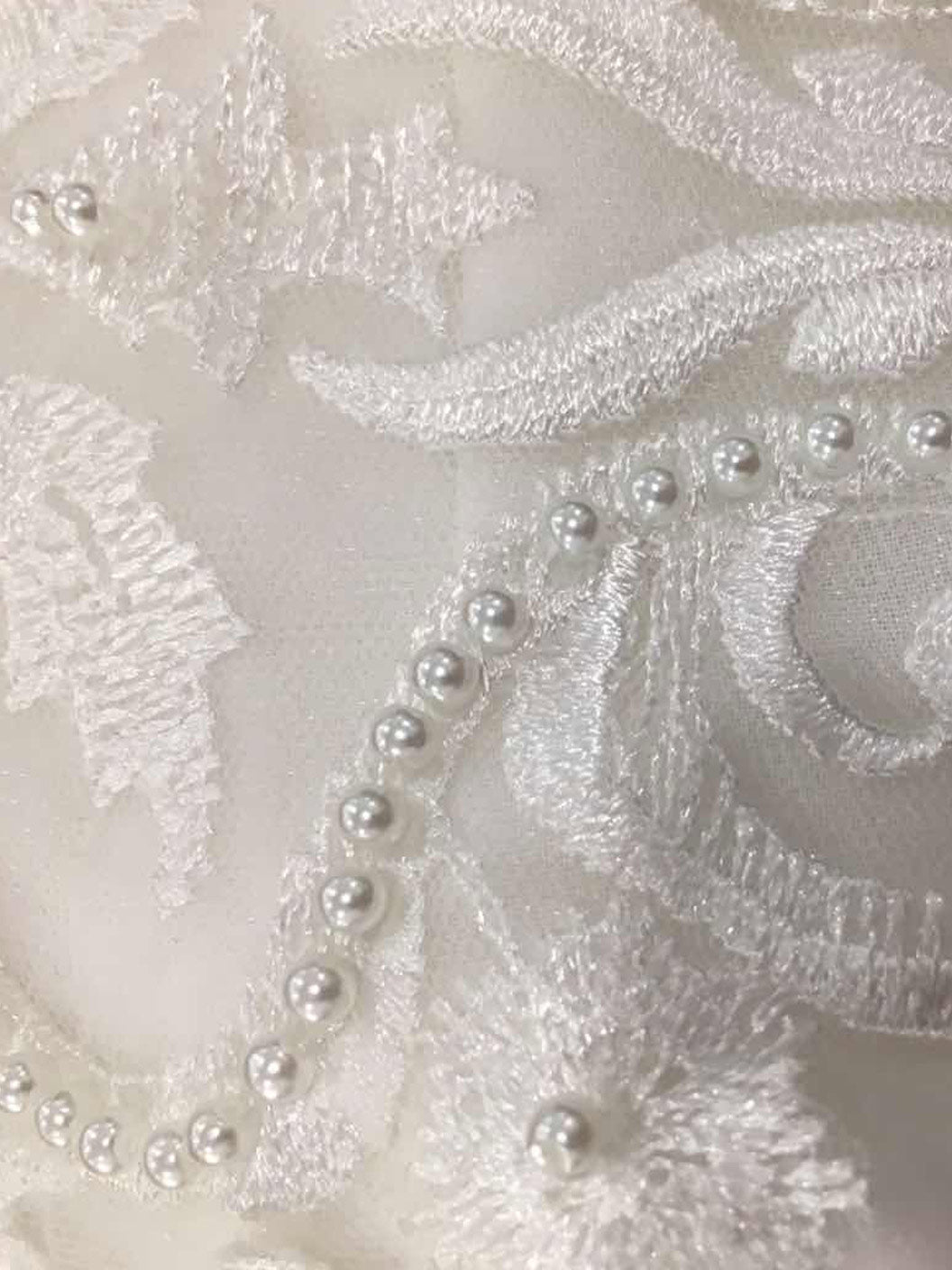 A-Line/Princess Deep V-Neck Sleeveless Floor-Length Unique Split Side Wedding Dress with Appliques/Lace/Split Side BabaMila