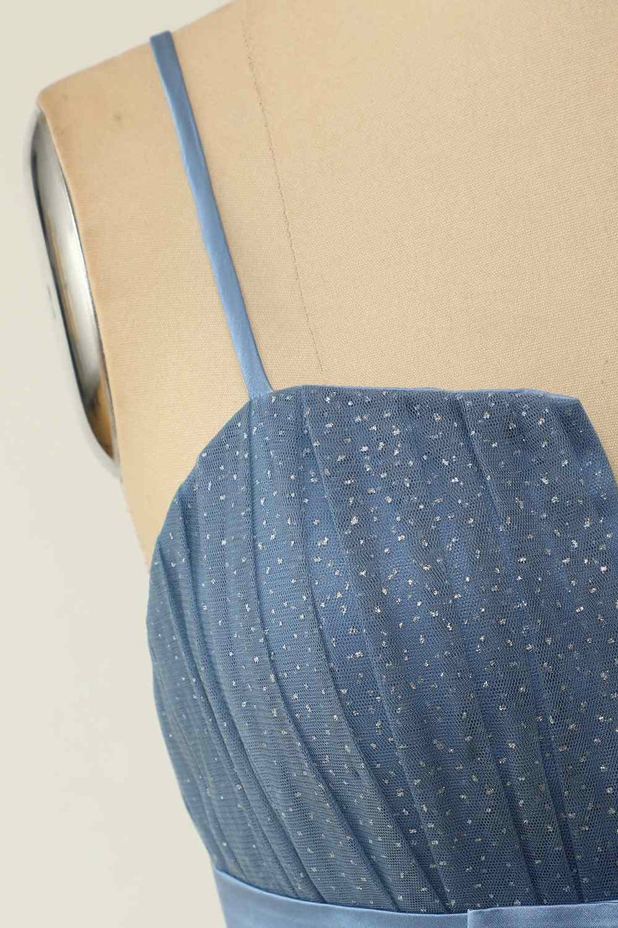 A-line V Neck Pleated Double Bow Tie Sash Homecoming Dress BabaMila