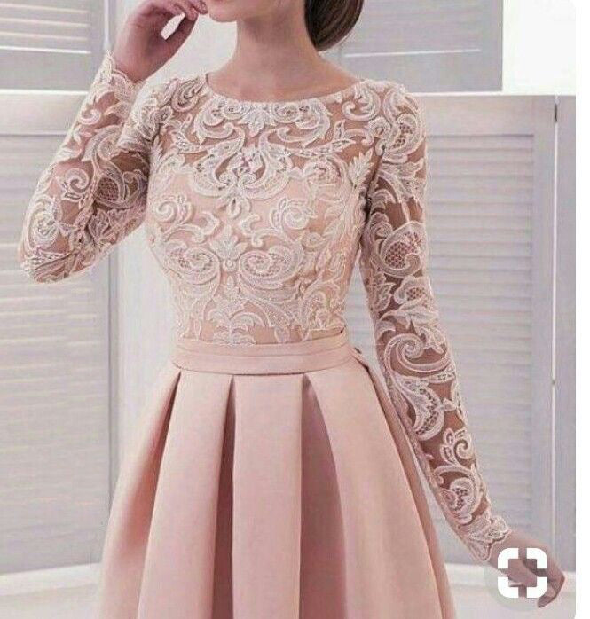 Long Sleeve Homecoming Dresses Lace A Line Simple Short Prom Dress Party Dress Homecoming Dress BabaMila