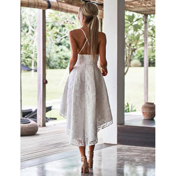 High Low Homecoming Dresses Spaghetti Straps Short Prom Dress Chic Party Dress Homecoming Dress BabaMila