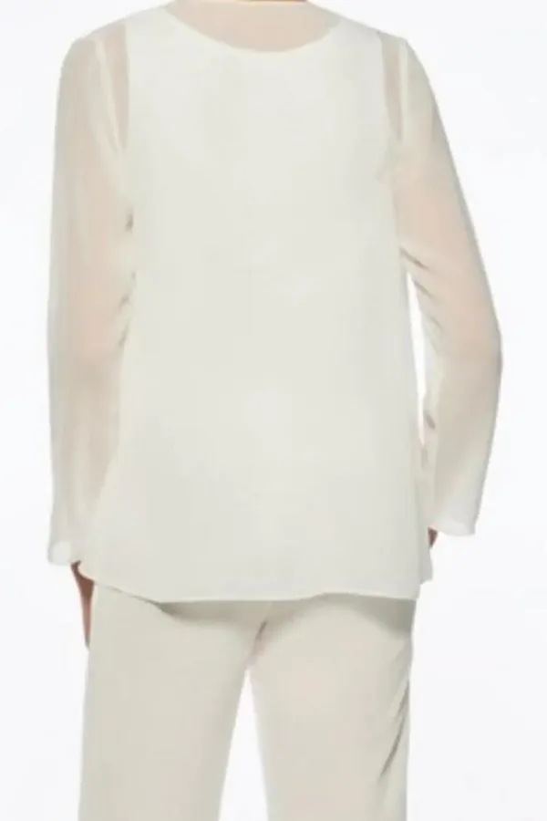 Women's Chiffon Two Pieces Pant Suits for Mother of the Bride Daily Wear BabaMila
